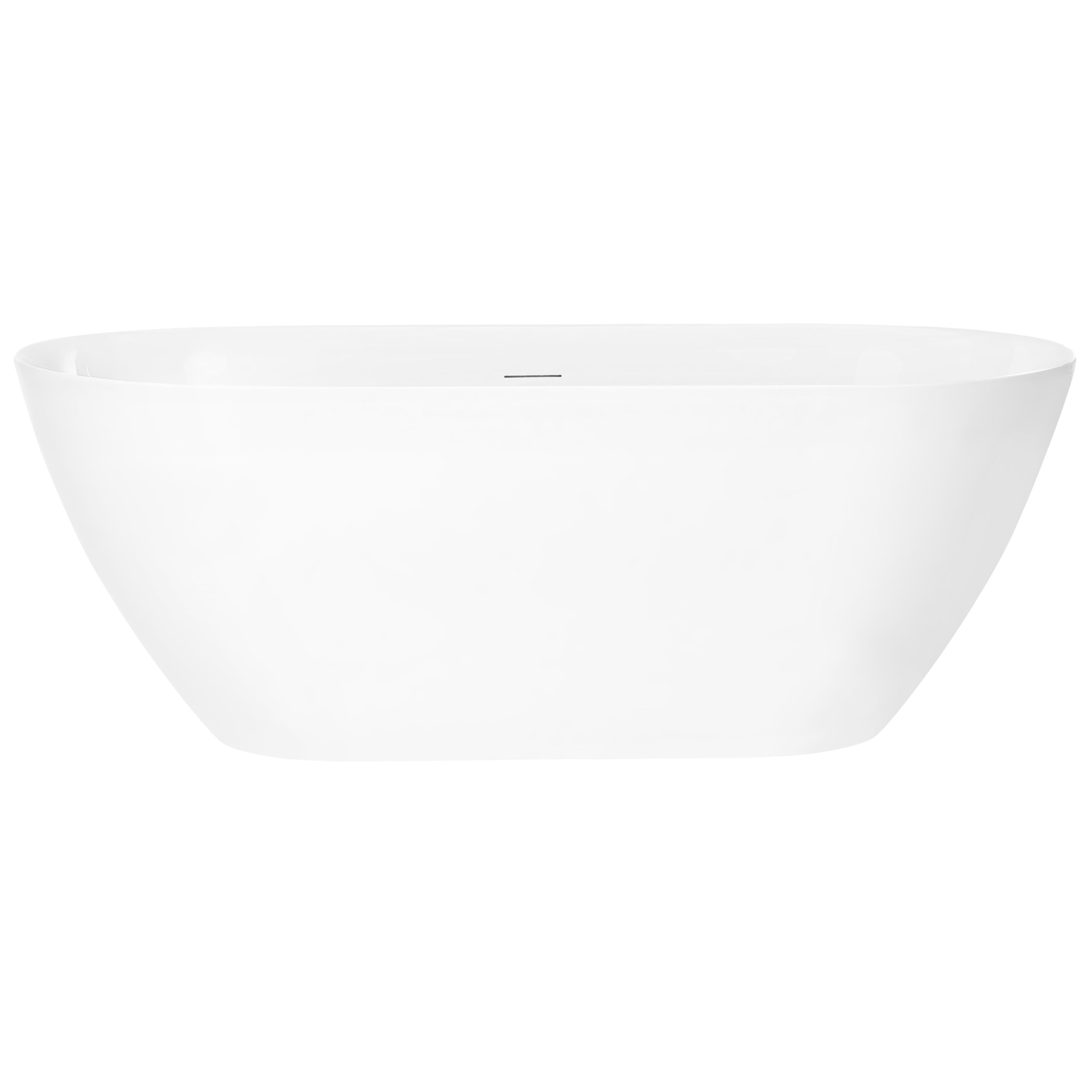 Luxus Badewanne Acryl weiß oval 170 x 75 cm freistehend modern Cedros