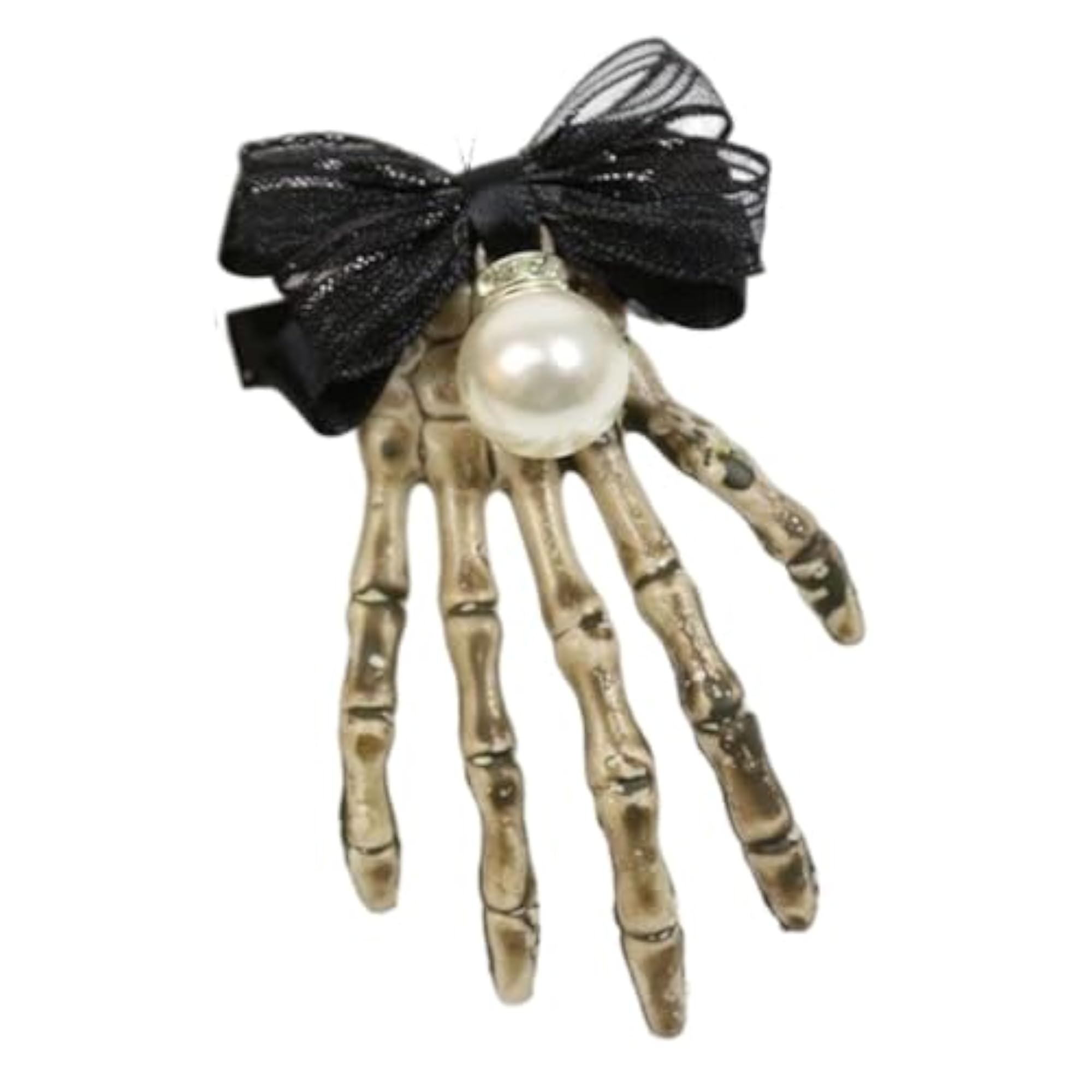 Skull Hand Hair Clip for Costume Accessory