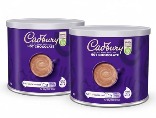 Harrissen Select Hot Chocolate Rich & Creamy Instant Drink Easy to Prepare Perfect for Mugs Cups & Baking Packaging May Vary (Pack of 2)