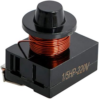 Aopin 1/5HP (150W) Refrigerator Electromagnetic Starter/Start Relay Compressor 220V Electromagnetic Starter for Car Refrigerator, Portable Freezer, Beverage Cooler, Air-Conditioning Compressor 1 Pcs