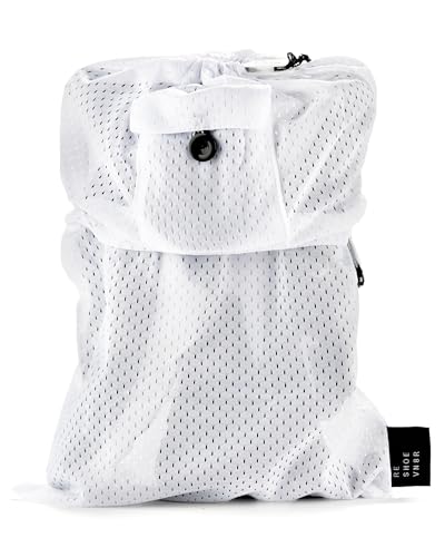 Reshoevn8r Sneaker Laundry Bag for Washing Machine - Mesh Washing Dual Lace Locking System - Shoe Cleaning Bag Compatible with All Sneakers Including Nike, Jordan, Adidas & Yeezy