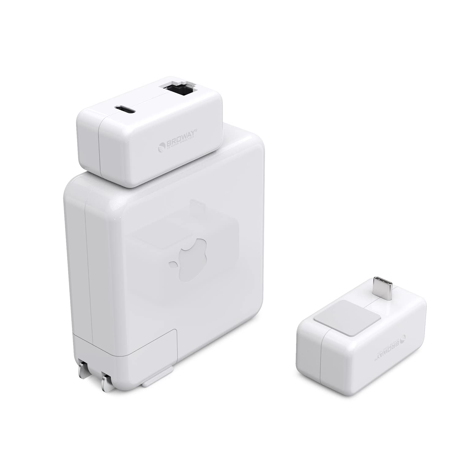10/100/1000Mbps USB-C To RJ45 Network Adapter Max 100W Pd Charge Multi - View #2