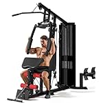 Home Gym, Multifunctional H11 Home Gym Equipment, Workout Station with 150LBS Weight Stack, Exercise Equipment with Pulley System for Full Body Training