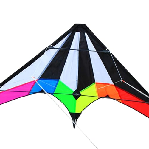 MERIGLARE Kite esportes kite linha dupla pipas voadoras praia pipas brinquedos voadores para adultos