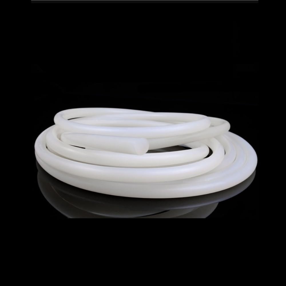 Striscia di guarnizione della porta Cavo in silicone solido bianco da 10 m, diametro 1 mm-25 mm, guarnizione in gomma piena, di tenuta stagna, striscia in, pz