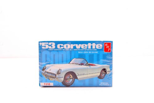 Kit de modelo plástico AMT 53 Corvette escala 1:25 miniatura 4