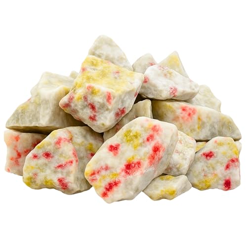 Image of Amazing Gemstone Cinnabarite Raw Crystals and Healing Stones, Natural Rocks for Tumbling - DIY Raw Stones and Crystals, 2 Pieces