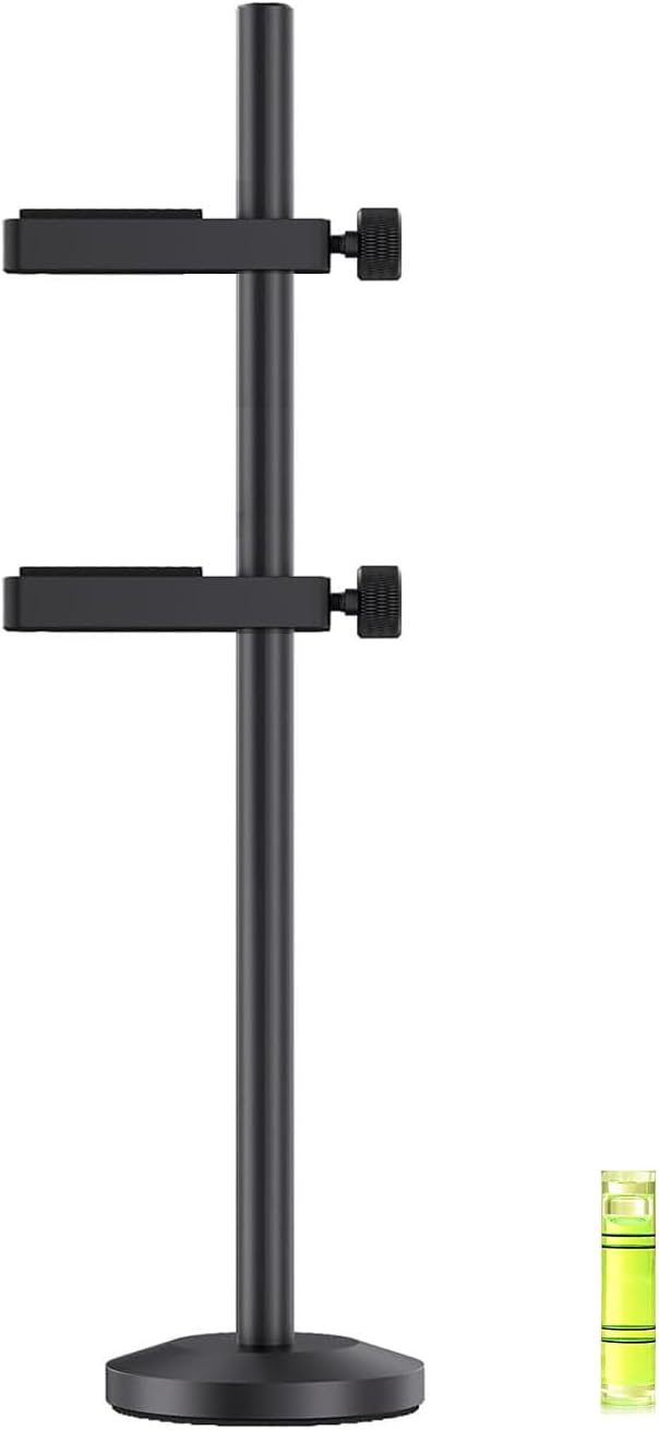 GPU Support Bracket, Adjustable Anti Sag Graphics Card Support Bracket, GPU Stand, Aluminum Anti Sag Video Card Holder Stand with Hidden Magnet and Anti-Slip Pad (Black)