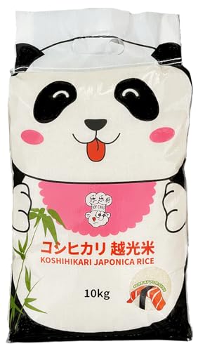JOY CHEF Koshihikari Reis Sushi Reis 10 Kg Short Grain Japonica rice Sushi rice Rundkornreis Klebreis