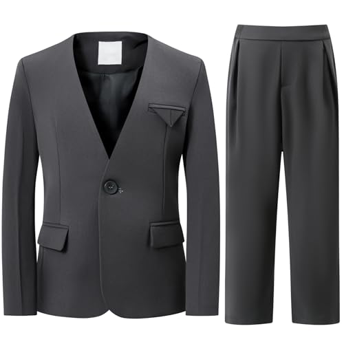 Blazer garçon pour mariage et fêtes ensemble chic Sliktaa 2 pièces