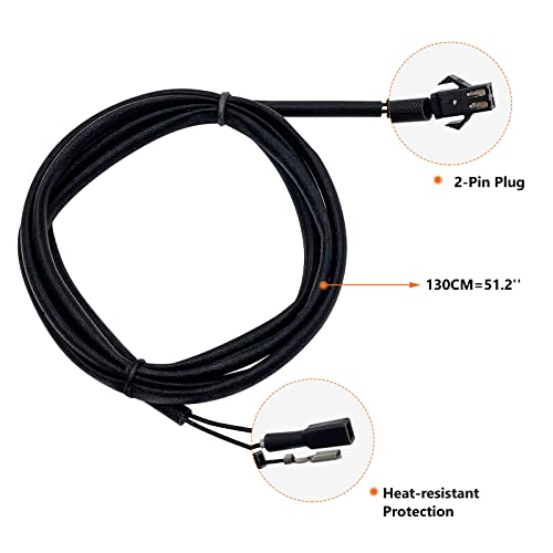 Replacement for Masterbuilt Hopper Lid/Door Switch & Electric Wire Kit, Compatible with Masterbuilt Gravity Series 560/800/1050 XL & Digital Charcoal Grill + Smokers - Thumbnail 3