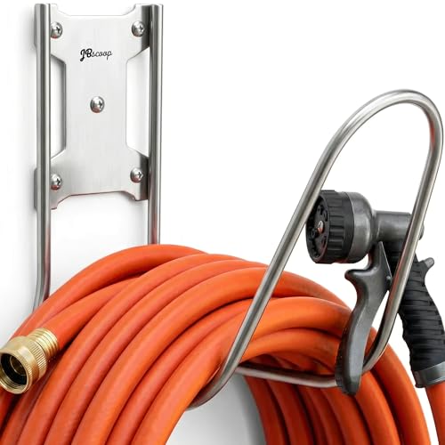 JBscoop-Large-Stainless-Steel-Hose-Holder-Heavy-Duty-Hose-Hanger-1 JBscoop Large Stainless Steel Hose Holder, Heavy Duty Hose Hanger (1) - Image 1