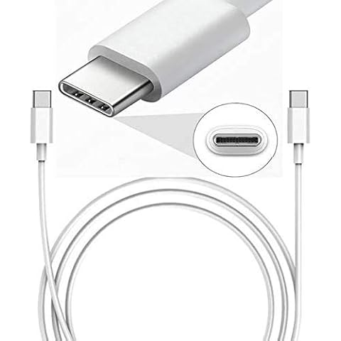 GLITZY GIZMOS Samsung S21 Plus Ultra Original 25W Fast Charging USB-C Genuine Charger Compatible with Galaxy Smartphones and Other USB Type C Devices (White Cable Only EP-DA705WBE) Cover