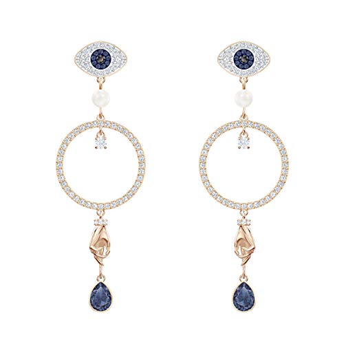 Preisvergleich Produktbild Swarovski Swarovski Symbolic Kreolen, mehrfarbig, Rosé vergoldet
