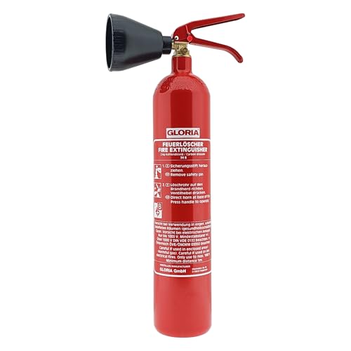 CO₂ Feuerlöscher Gloria 2 kg für elektrische Anlagen