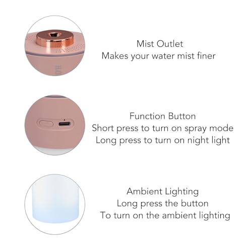 Difusor aromático eléctrico TOPINCN 300ml miniatura 5