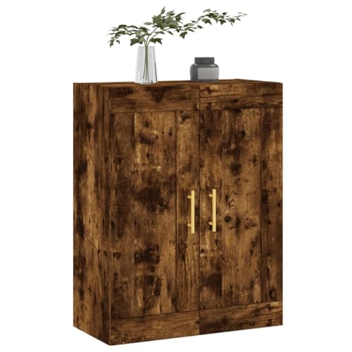 Armario colgante de madera de 2 puertas y 3 compartimentos 5