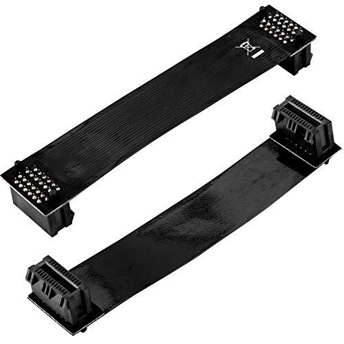 Wendry Câble GPU pour Pont SLI Flexible, Carte VGA Connecteur d'interconnexion pour câble Pont SLI Flexible 10 cm 26 Broches, pour ASUS, pour Cartes Graphiques MSI Gigabyte