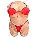 PRETYZOOM Drôle Gonflable Costume Blow Up Bikini Costumes Lutteur De Sumo Gonflable Costume Adulte Sumo Costumes Grosse Dame Fantaisie Robe pour Adultes Cosplay Vêtements