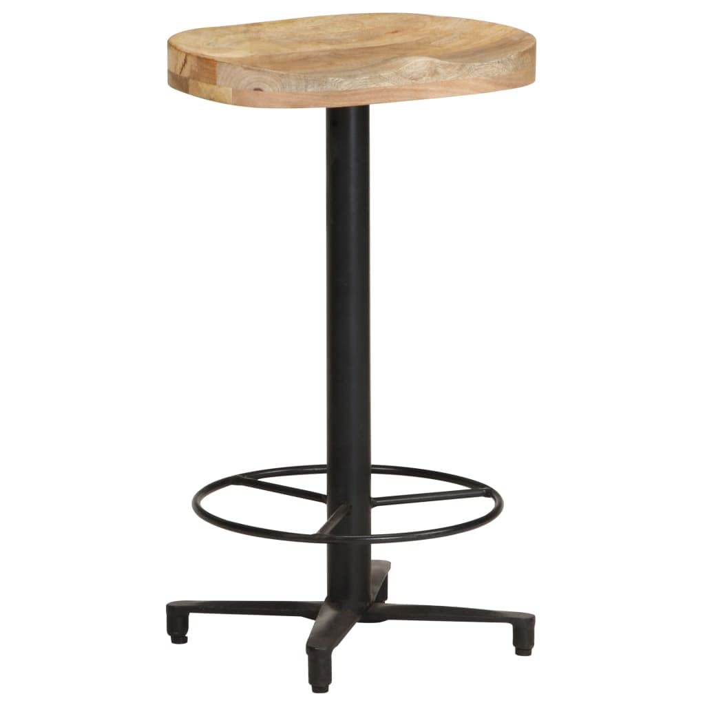 Taburetes Bar 2pcs 66cm Madera de mango macizo