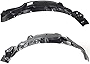 Evan-Fischer Fender Liner Compatible with 2001-2004 Toyota Tacoma Plastic Set of 2 Front Passenger and Driver Side