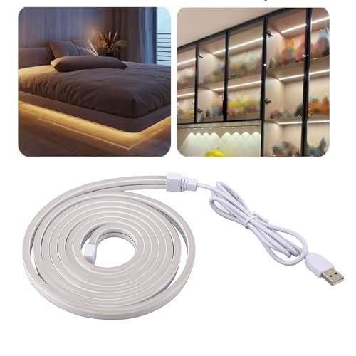 Tira LED flexible Garosa 2m 5V USB luz blanca miniatura 5