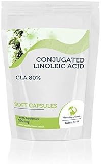 Conjugated Linoleic Acid CLA 80% x 120 Soft Capsules Health Food Supplements Nutrients HEALTHY MOOD UK Quality Nutrients
