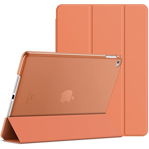 Image of JETech Case for iPad Air 2 (2nd Generation), Smart Cover Auto Wake /Sleep (Papaya)