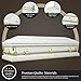 Overnight Caskets Spartan Collection Funeral Casket White with White Interior - 20 Gauge Steel - Fully Appointed Adult Casket - Coffin Featuring a Crepe Interior Lining with Pillow and Throw Set