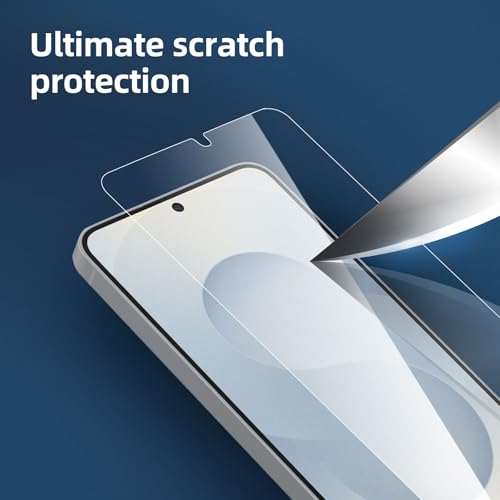 Image of NEW'C 3 Pack Designed for Samsung Galaxy S25 Screen Protector Tempered Glass, Bubble Free, Ultra Resistant | Tempered Glass, Bubble Free, Ultra Resistant