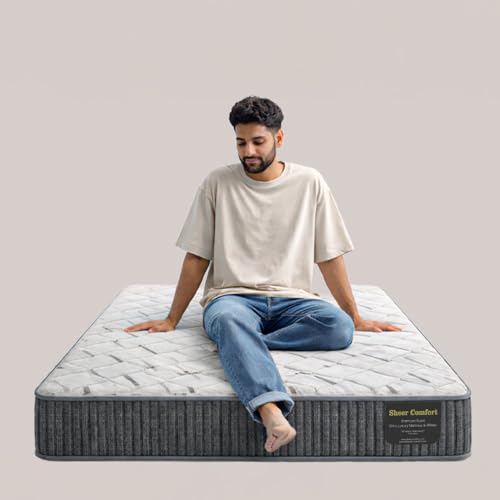 Image of Duo Flexi Comfort Mattress| Flippable and Semi Soft and Firm Comfort | 5 inch King Mattress (75 inch x 70 inch) 10 Yr Warranty