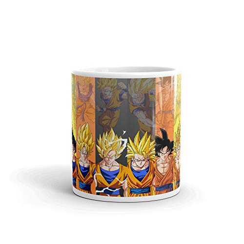 Canequeiro Store Dragon Ball Z Modelo 3 Caneca de Porcelana Personalizada, Multicor, 10 x 10 x 10 cm