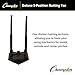 Champion Sports Deluxe 5-Position Batting Tee - Mounted Adjustable Telescopic Batting Tee With 5 Batting Sections