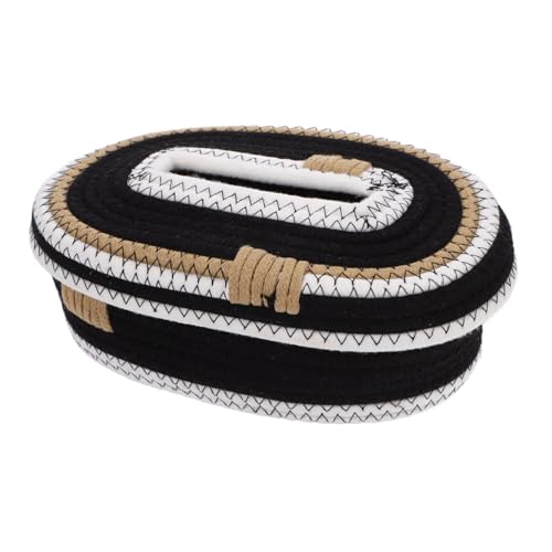 LIFKICH Stylish Cotton Rope Tissue Holder Modern Paper Dispenser for Home Hotel Office
