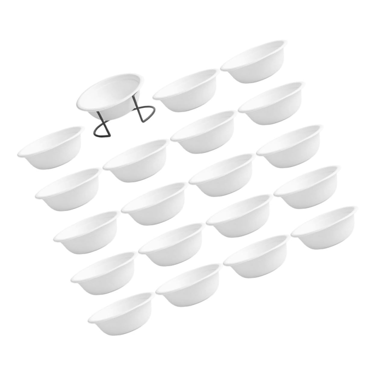 HOLIDYOYO 1Set Disposable Pet Food Bowls Bowls for Dogs and Cats Lightweight Convenient Travel Feeding Safe and Smooth Design for Easy Feeding