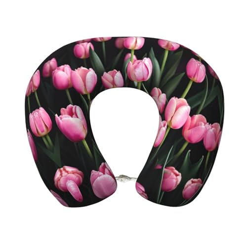 Almohada de espuma viscoelástica con funda negra miniatura 1