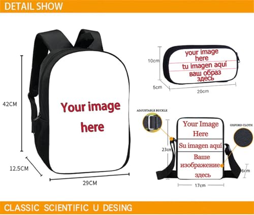 ISaikoy 3 in 1 Anime Kaiju No. 8 Backpack Hibino Kafka Bookbag Daypack Satchel School Bag 52