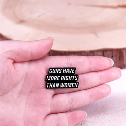 Image of Girl Women Power Rights Brooch Feminism Enamel Lapel Pin Women's Feminist Enamel Pin Brooch Badge Decoration For Clothes Bags