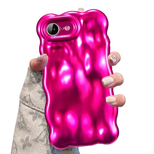 UEEBAI �Ή� iPhone 16e �p�� �P�[�X �E�F�[�u�f�U�C�� �X�}�z�P�[�X ���� �l�C ������� �P�[�X ���^ �y�� �O���b�^�[ ����J�o�[ �ϏՌ� �g�^ �o���p�[ �X�}�z�P�[�X - �z�b�g�s���N