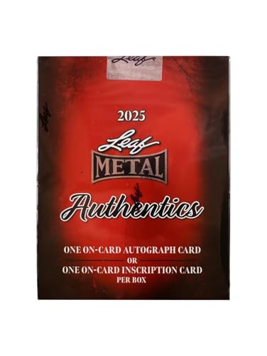 2025 Leaf Metal Authentics Multi-Sport Trading Card Box (1 On-Card Autograph Per Box)