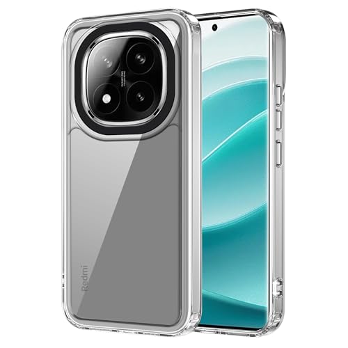 Image of amazon basics Back Case Cover for Mi Redmi Note 14 Pro Plus 5G | Compatible for Mi Redmi Note 14 Pro Plus 5G Back Case Cover | Case Cover with Camera Protection | (TPU + PC | Transparent)