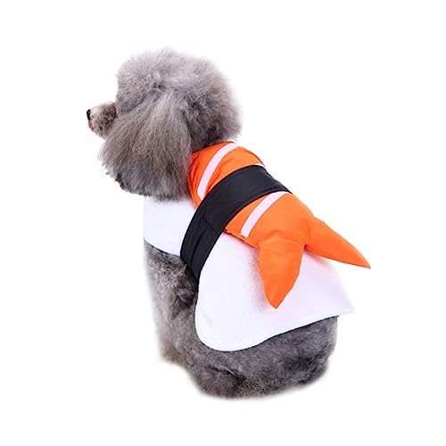 Disfraz ligero para perro Kisangel talla L naranja miniatura 6