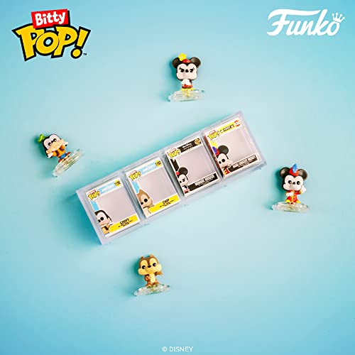 Funko Bitty Pop! 4 Pack: Disney - Goofy - Chip - Minnie - Mystery Mini Figure - Styles May Vary Et Une Mini-Figurine mystère Surprise - 0,9 Pouce (2,2 cm) De Collection - Idée Cadeau
