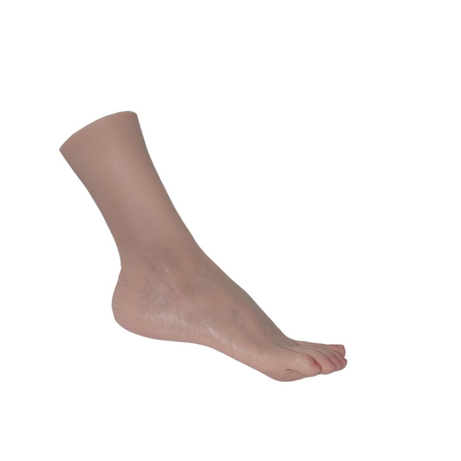 Żeński manekin Model stopy realistyczne silikonowe stopy Nail Practice Manicure Art fałszywy plastikowy fetysz stóp Life Size J3910(Toes bone,1 Pair foot)