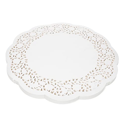 OFFSCH Hollow Cake Paper Doilies 140 Sheets Round Paper Doilies for Desserts Sandwiches and Baking