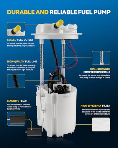 Image of PHILTOP Electric Fuel Pump Assembly FG0888 Fit for Jeep Liberty
