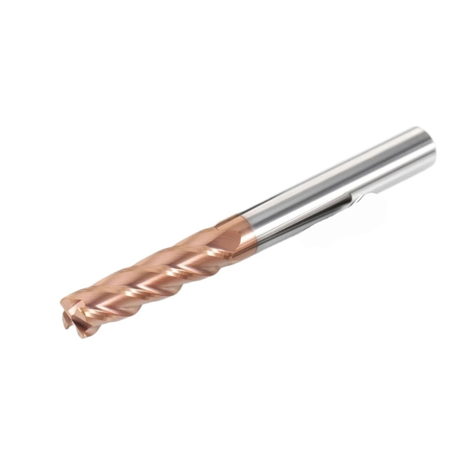 Fresa de extremo radio esquina HRC55, herramienta corte CNC acero carburo tungsteno 4 flautas Deg R0.2 .5 R1 R2 R3, enrutador Metal, 1 Uds(4R1X4X100)
