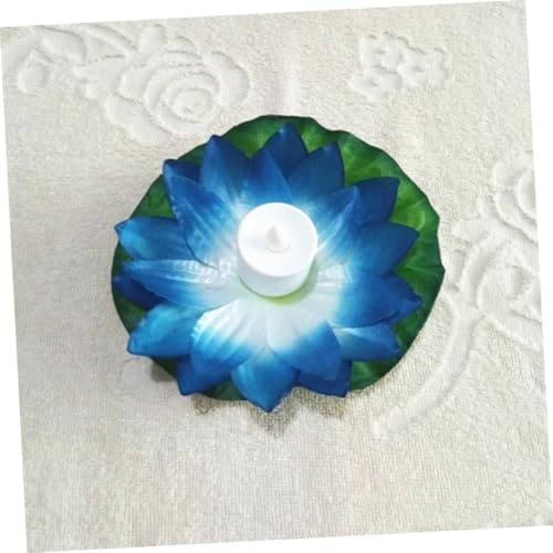 10 Velas Electrónicas LED de Loto Antiviento Creativas e Impermeables 4