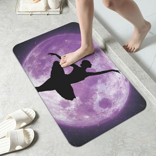 Tapis de sol en diatomite pour douche et cuisine style danseuse