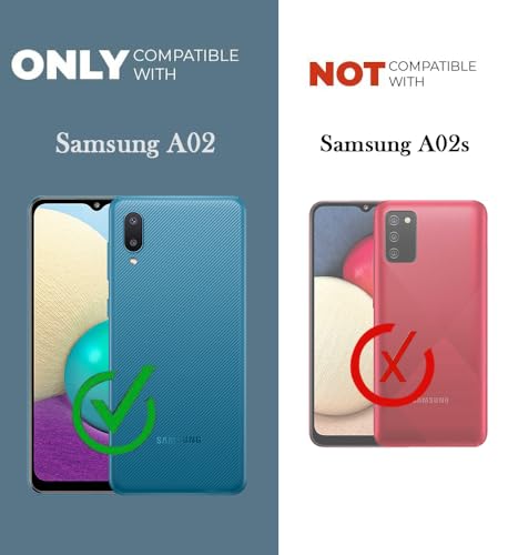 Image of Jkobi Back Cover for Samsung Galaxy A02 (Silicone Clear Shockproof Case with Camera Protection | Soft and Flexible | Transparent)